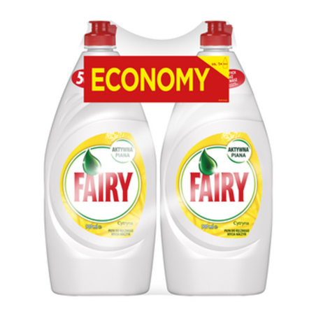 Fairy płyn do mycia naczyń cytrynowy 2x900ml